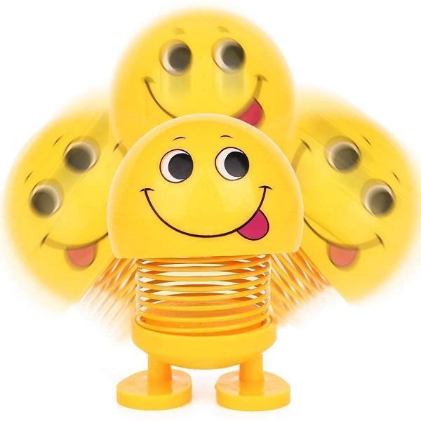 Emoji Shaking Head Dolls Smiley Face Dancing Nodding Toys(8 Pcs)