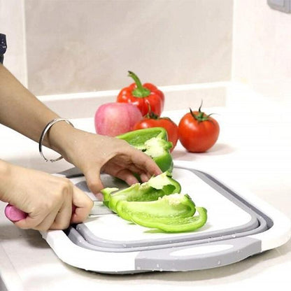 Multi-Purpose Folding Basket Cutting Board