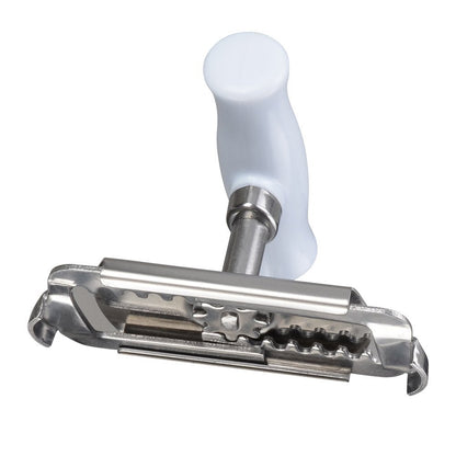 Adjustable stainless steel can opener (Free keychain bottle opener)