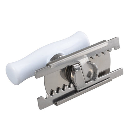 Adjustable stainless steel can opener (Free keychain bottle opener)