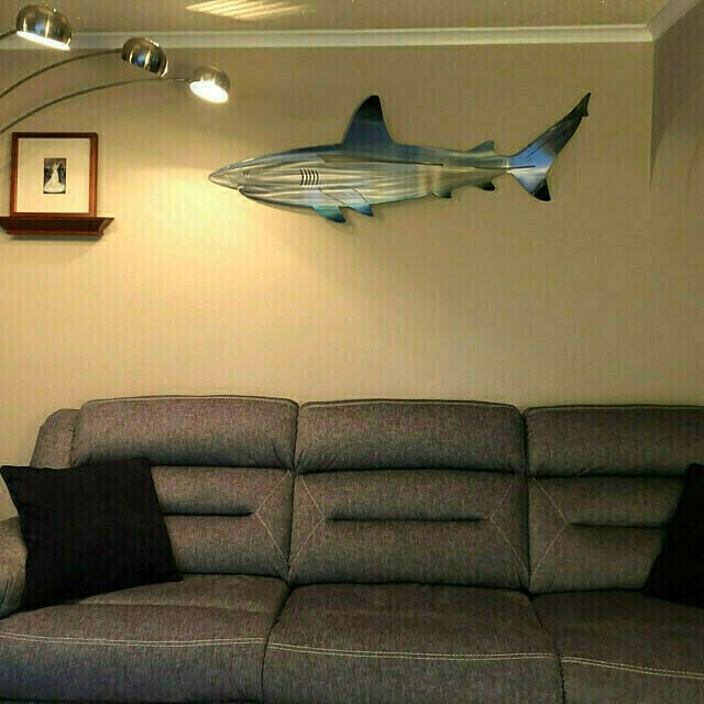 Last Day 49% OFF - 🦈 Metal Shark Art Wall Decor