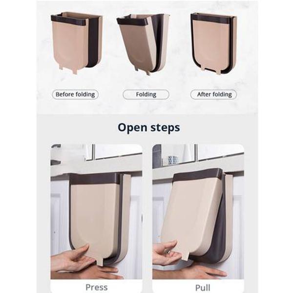 Wall Foldable Trash Bin