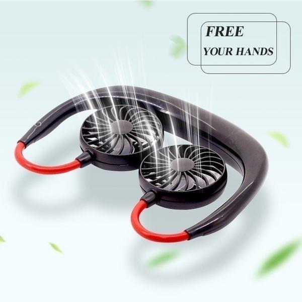Lazy Neckband Fan - Keep Cool Wherever You Are!