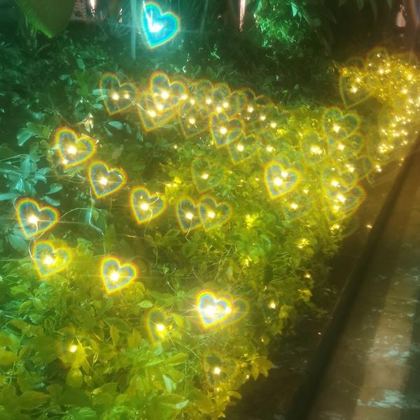 3D Heart-shaped special effect glasses
