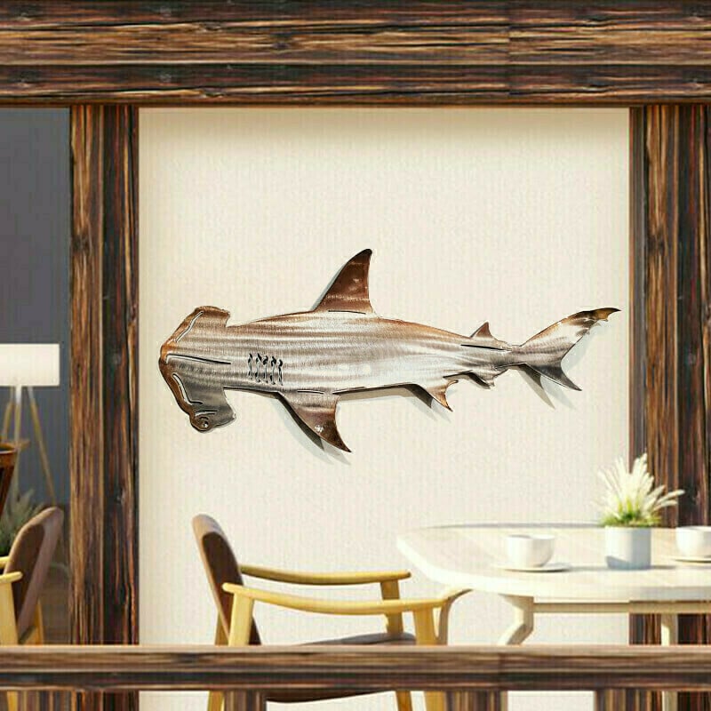 Last Day 49% OFF - 🦈 Metal Shark Art Wall Decor