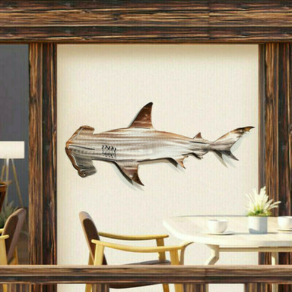Last Day 49% OFF - 🦈 Metal Shark Art Wall Decor