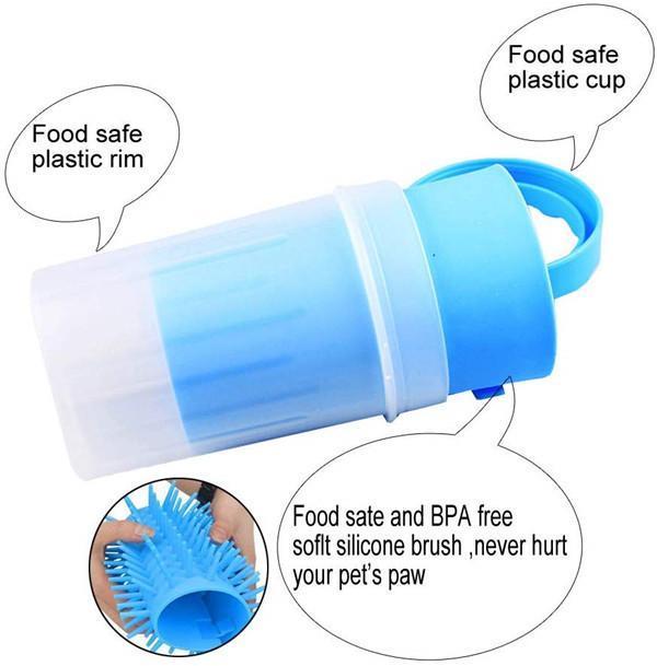 Pet foot wash cup