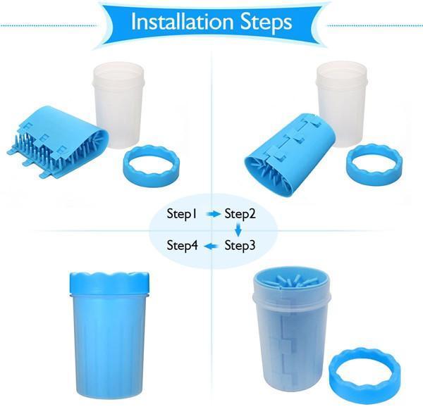 Pet foot wash cup