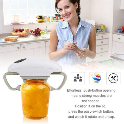 Binaural electric can opener