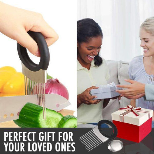 Stainless Steel Onion Holder for Slicing