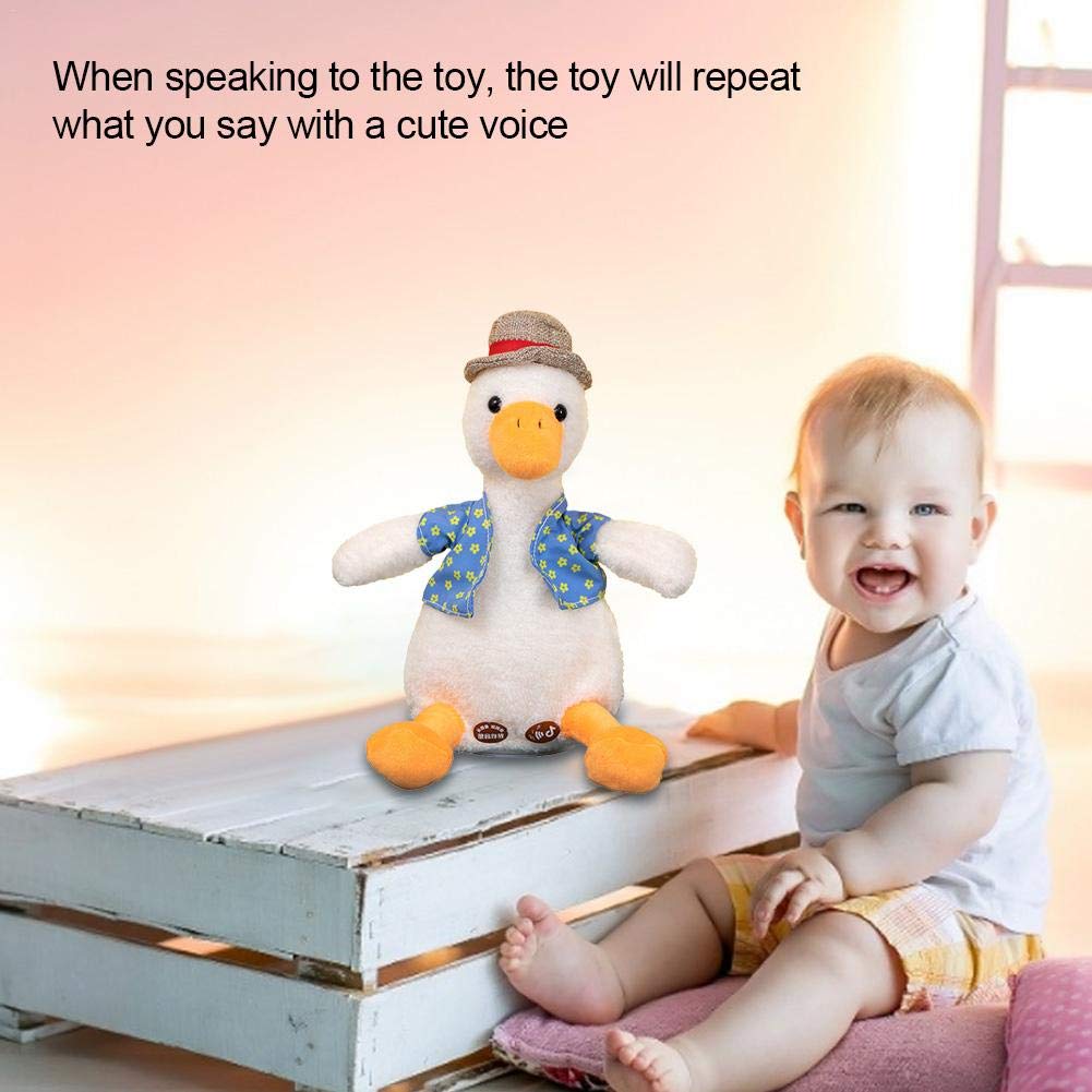 Talking Repeat Duck Electric Plush Toy