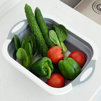 Multi-Purpose Folding Basket Cutting Board
