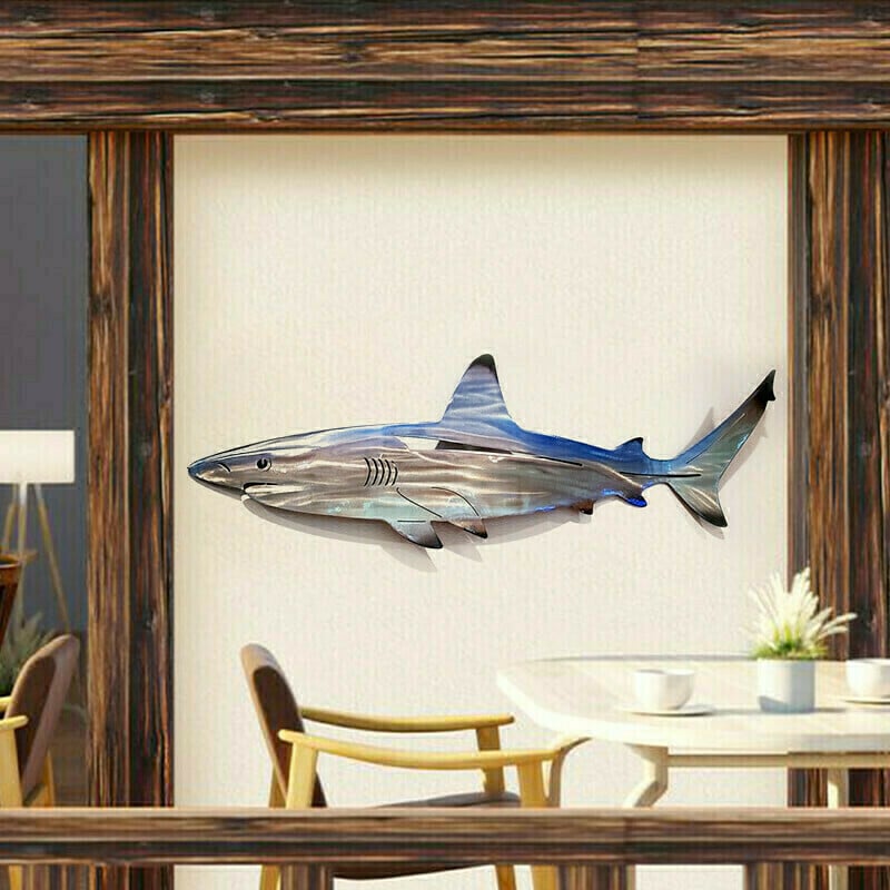 Last Day 49% OFF - 🦈 Metal Shark Art Wall Decor