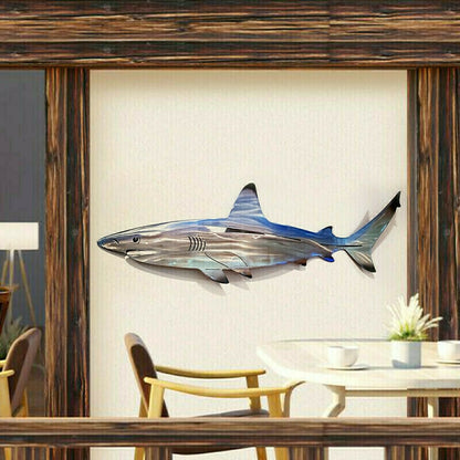 Last Day 49% OFF - 🦈 Metal Shark Art Wall Decor