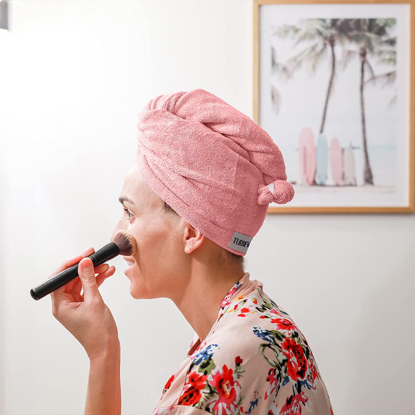 4PCS Quick drying hair cap