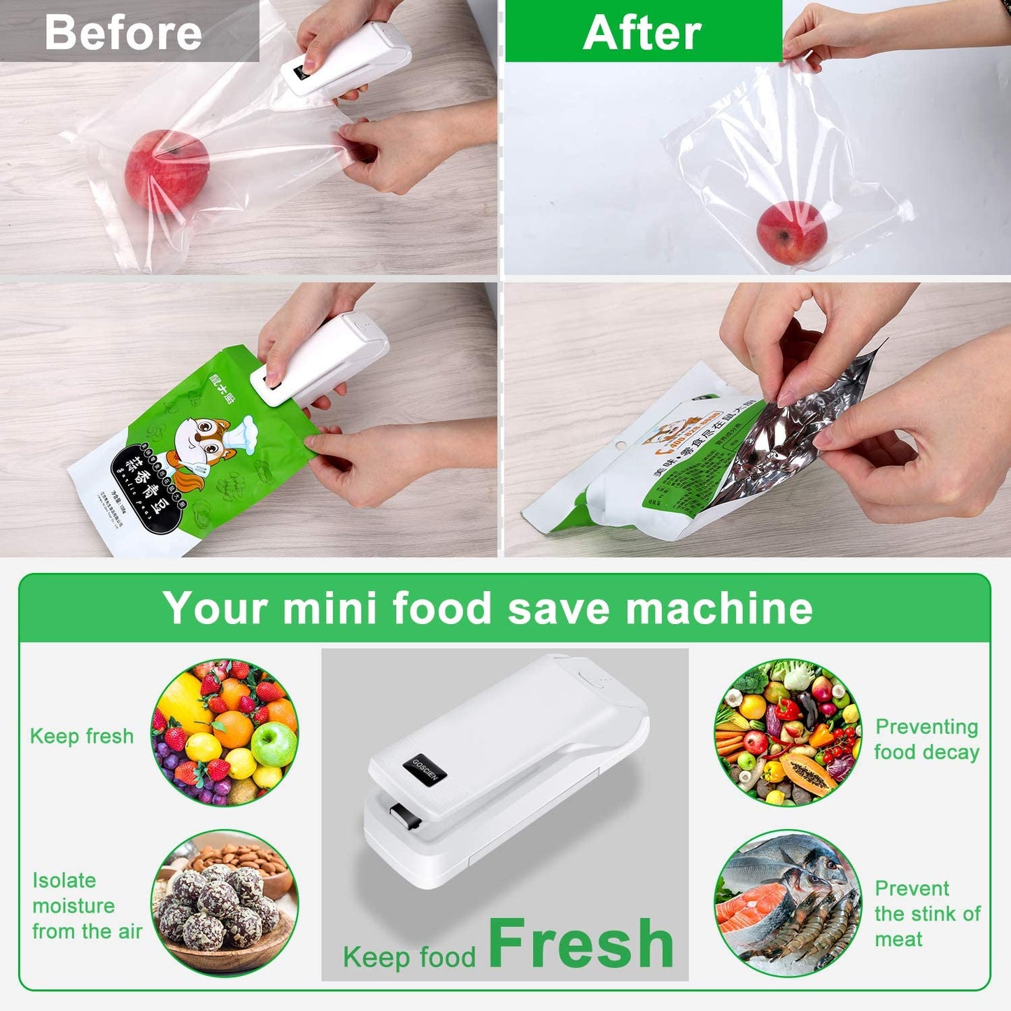 Portable snack sealing machine