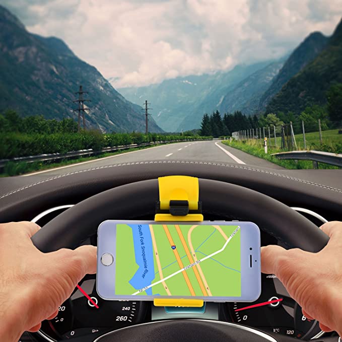 Steering Wheel Phone Holder