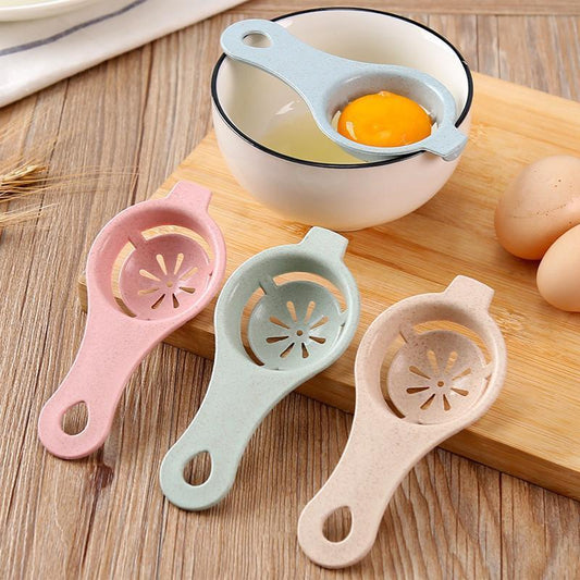 Wheat straw egg white separator
