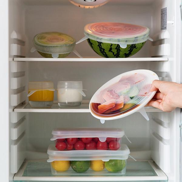 Adjustable Silicone Stretch Lids And Seal Food And Bowl Covers