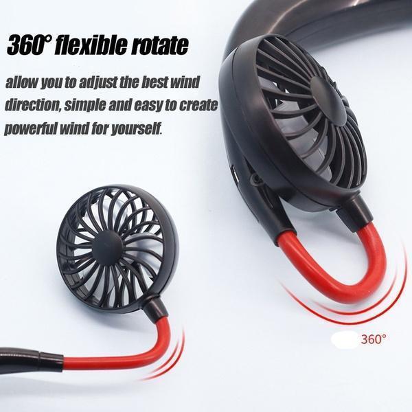 Lazy Neckband Fan - Keep Cool Wherever You Are!