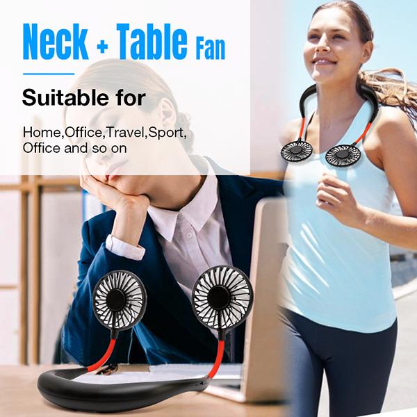 Lazy Neckband Fan - Keep Cool Wherever You Are!