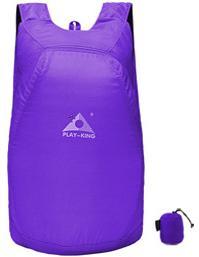 Travel folding backpack