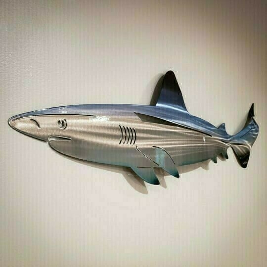 Last Day 49% OFF - 🦈 Metal Shark Art Wall Decor