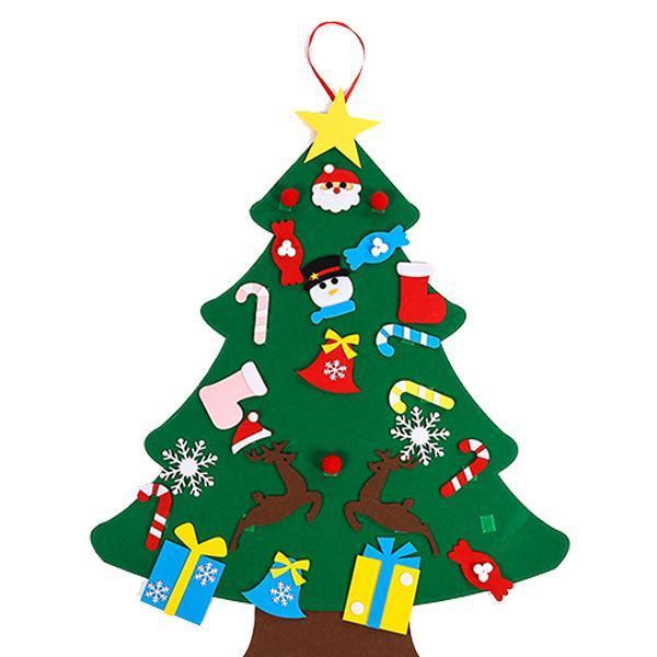 DIY felt christmas tree（Best Gift For Children.）