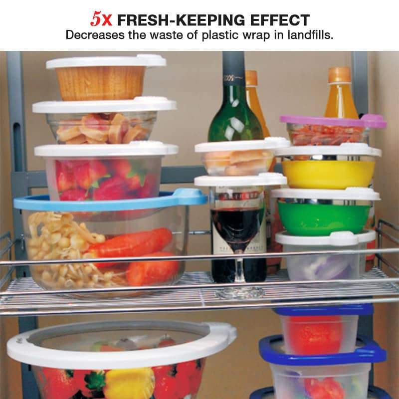 5pcs Vacuum Silicone Food Preservation Cover