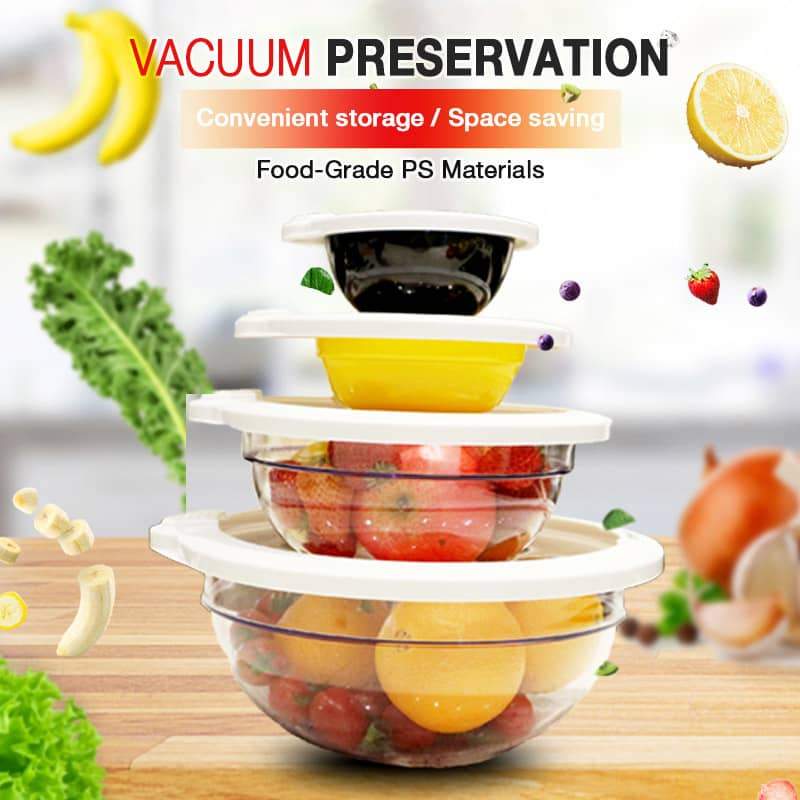 5pcs Vacuum Silicone Food Preservation Cover