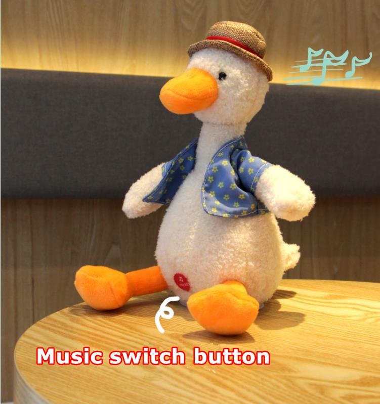 Talking Repeat Duck Electric Plush Toy