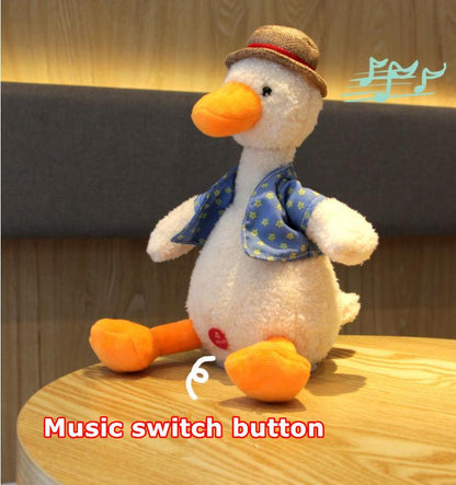 Talking Repeat Duck Electric Plush Toy