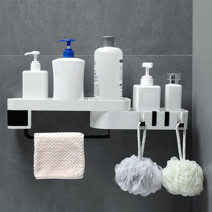 HT-Creative 180° Rotating Wall-Mounted Bathroom  Kitchen Shelf
