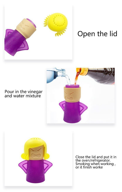 😡Angry Mama Microwave Cleaner