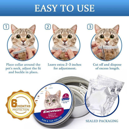 Anti Flea and Tick Collar for Dogs and Cats
