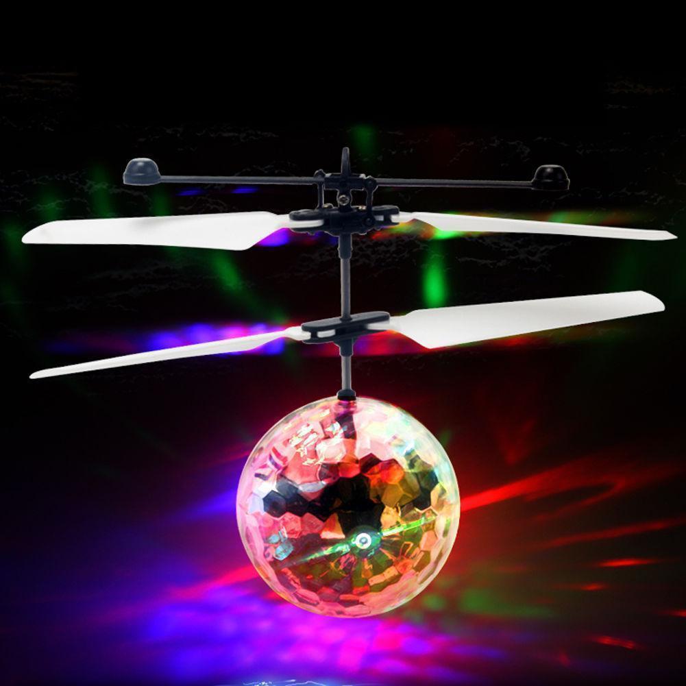 LED induction flying ball