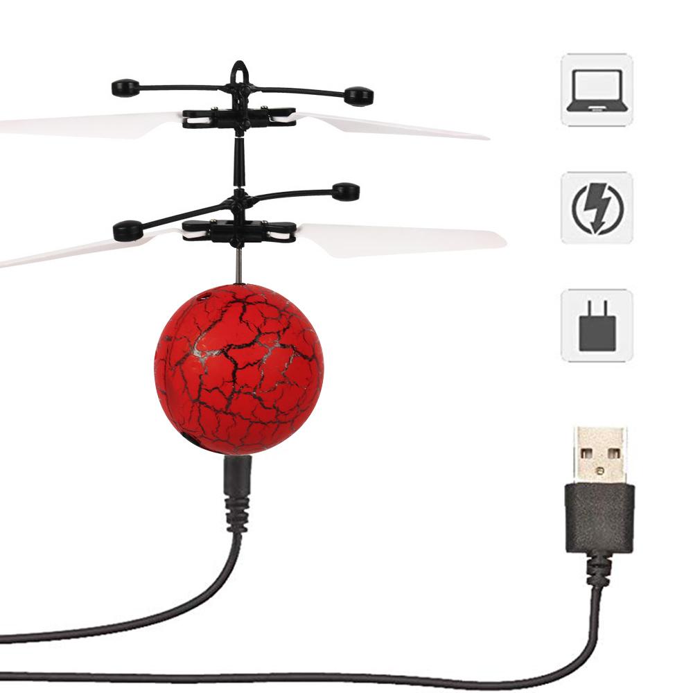 LED induction flying ball