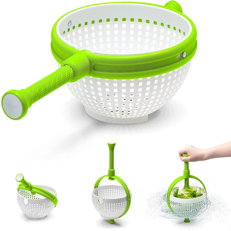 Rotating Salad Drain Basket