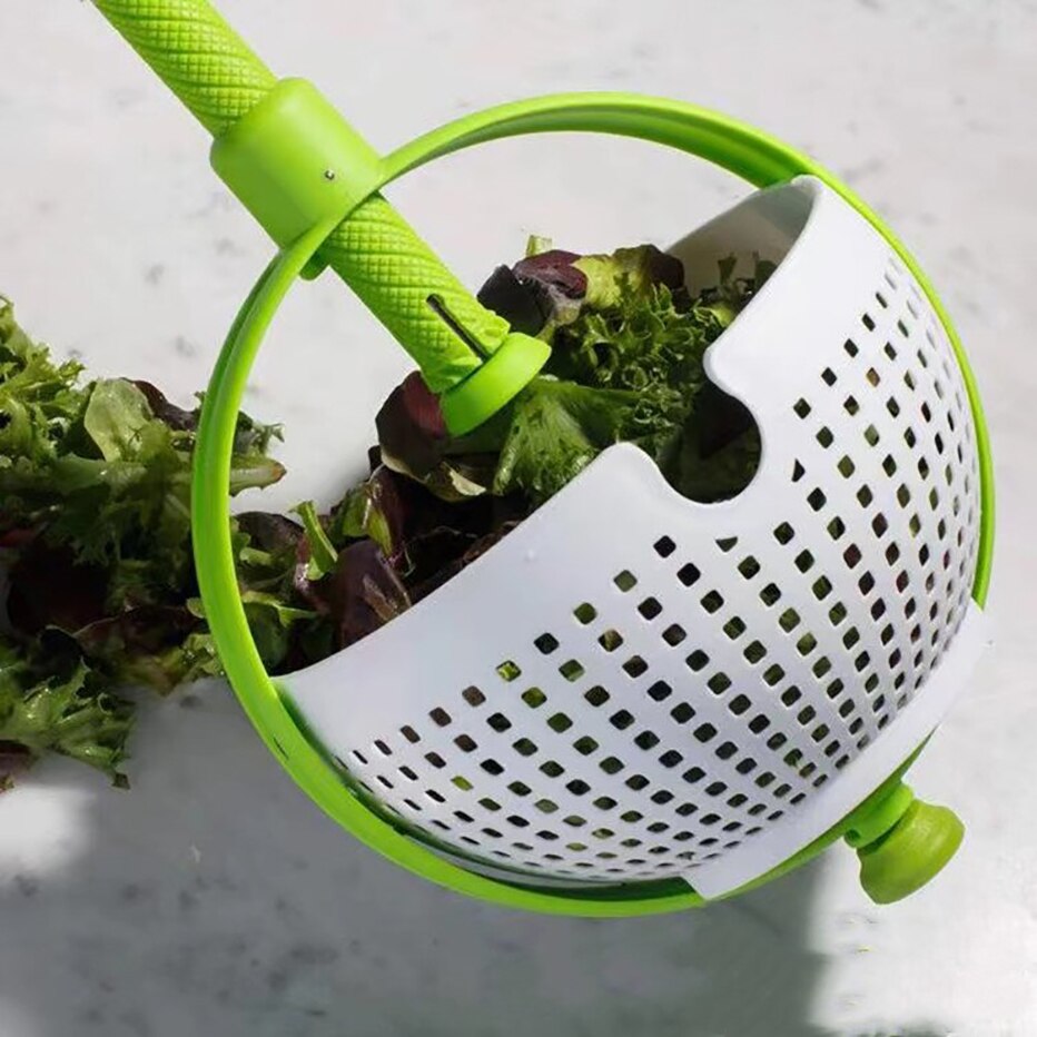 Rotating Salad Drain Basket