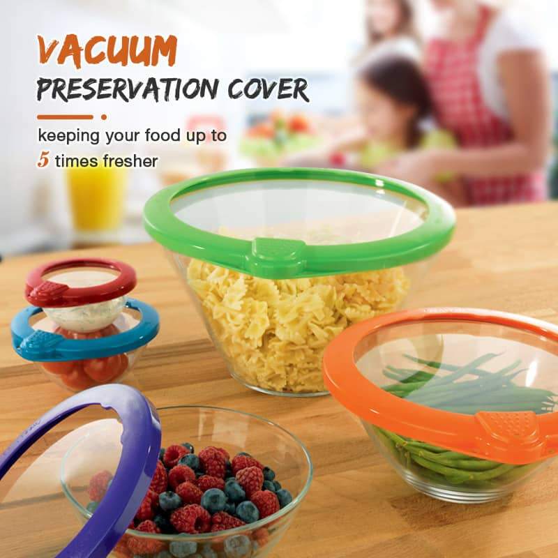 5pcs Vacuum Silicone Food Preservation Cover