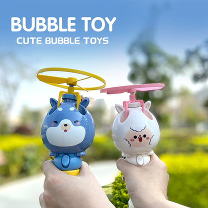 2021 New Flying Bamboo Dragonfly Bubble Machine