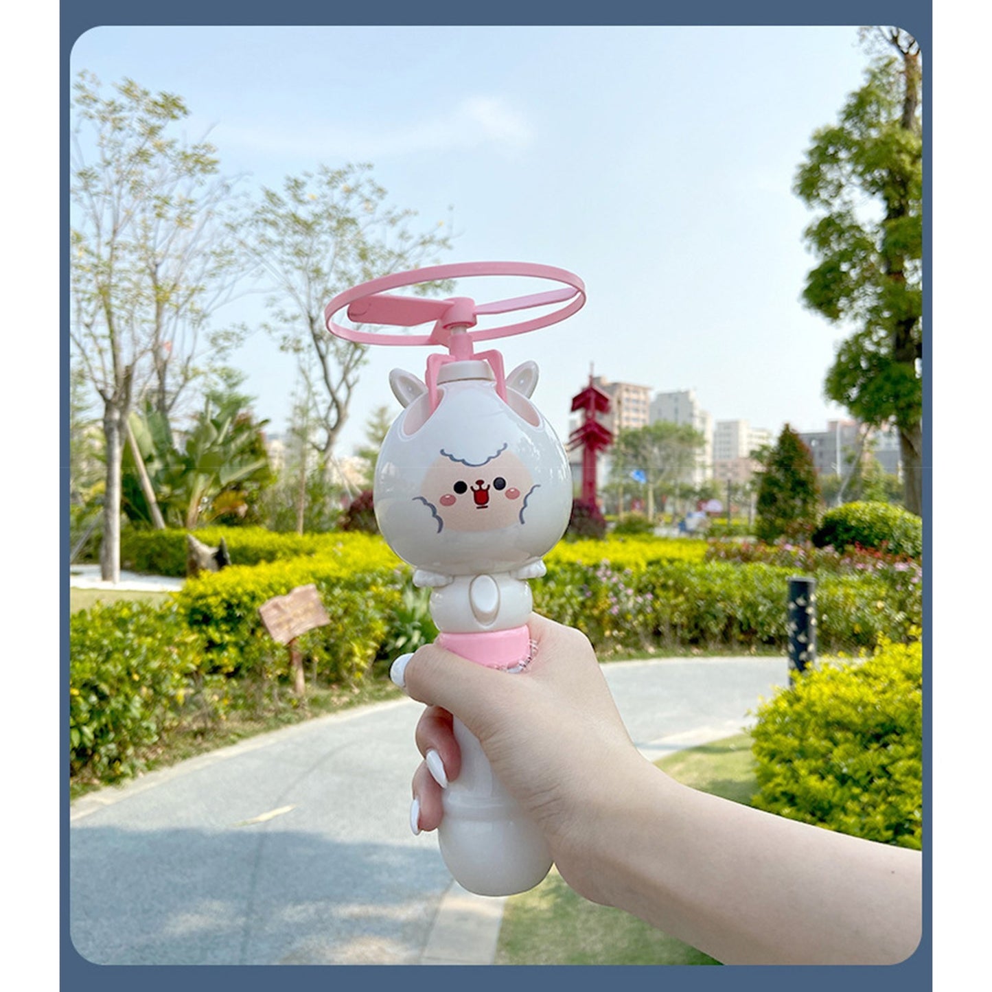 2021 New Flying Bamboo Dragonfly Bubble Machine