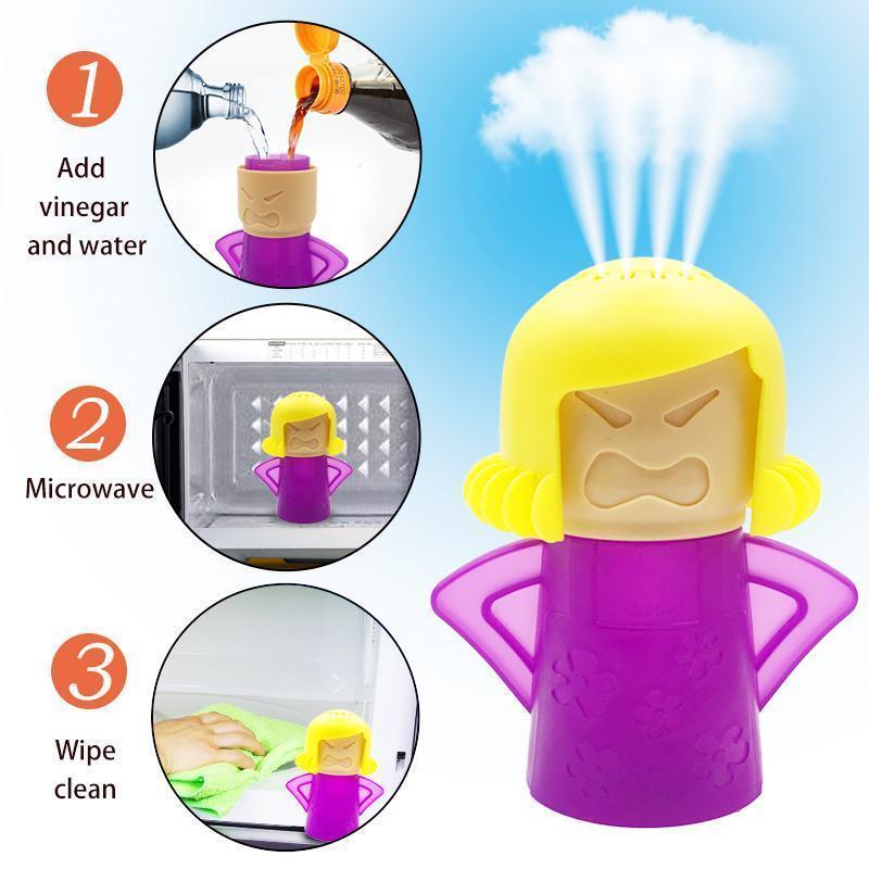😡Angry Mama Microwave Cleaner