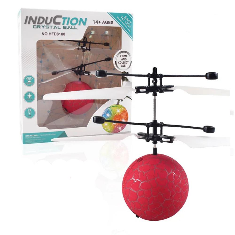 LED induction flying ball