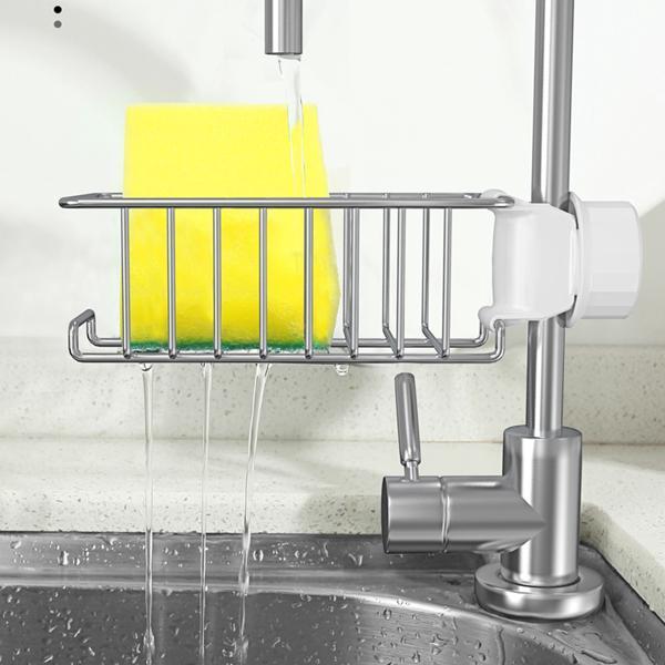 Multifunctional faucet storage rack
