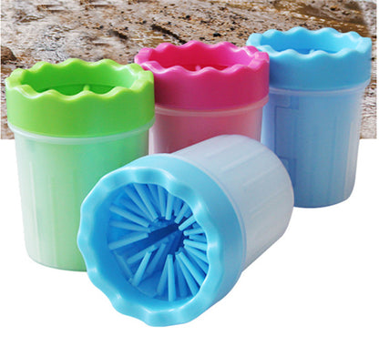 Pet foot wash cup