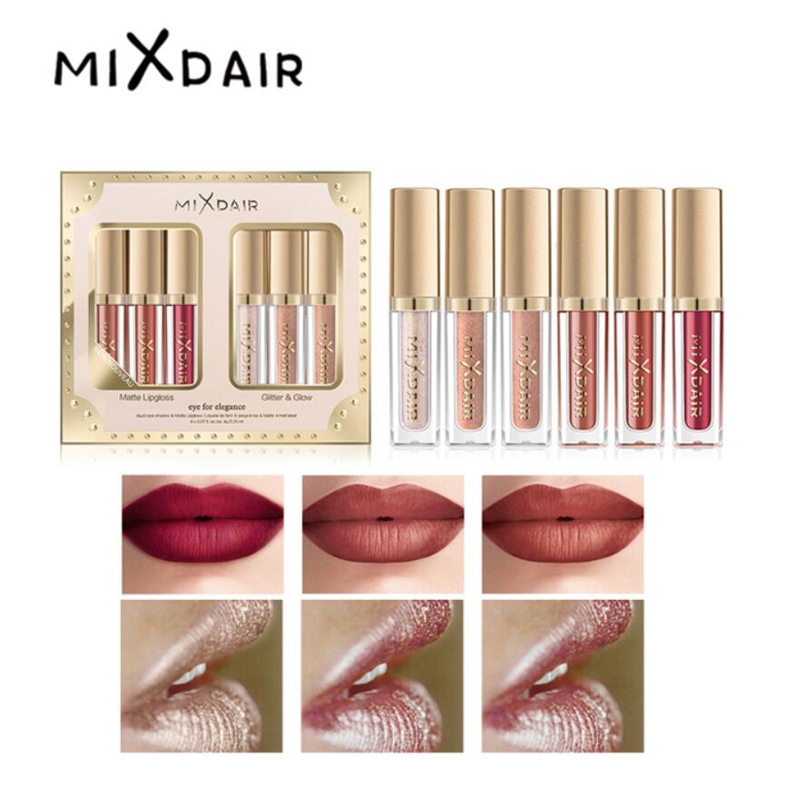 3 colors matte 3 colors high gloss Everlasting Liquid Lipstick