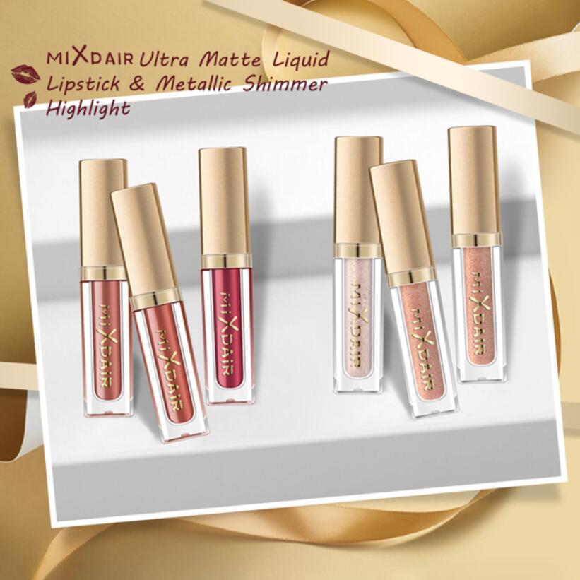 3 colors matte 3 colors high gloss Everlasting Liquid Lipstick