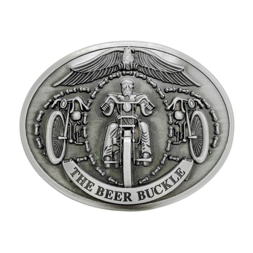 Outdoor/party metal beer belt buckle
