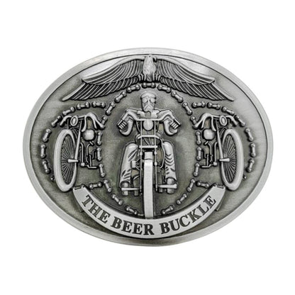 Outdoor/party metal beer belt buckle